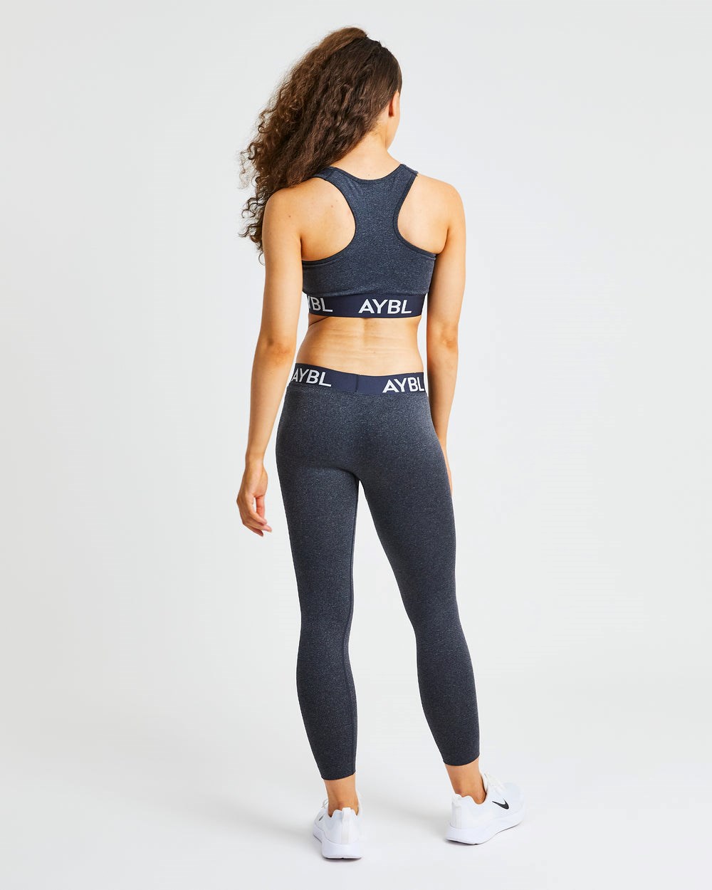 AYBL Staple Seamless Low Rise Leggings Czarne | 281453-AUV