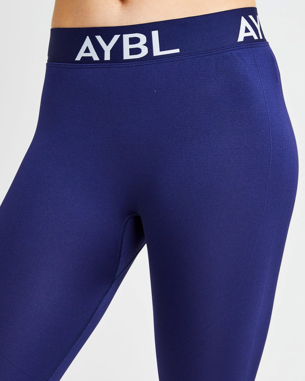 AYBL Staple Seamless Low Rise Leggings Granatowe | 712958-IUB