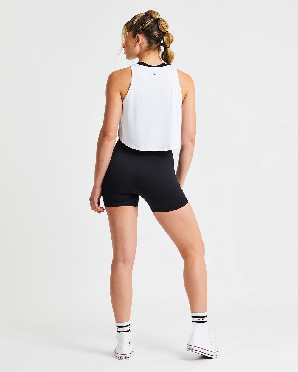 AYBL Strive Crop Vest Białe | 267385-BMU