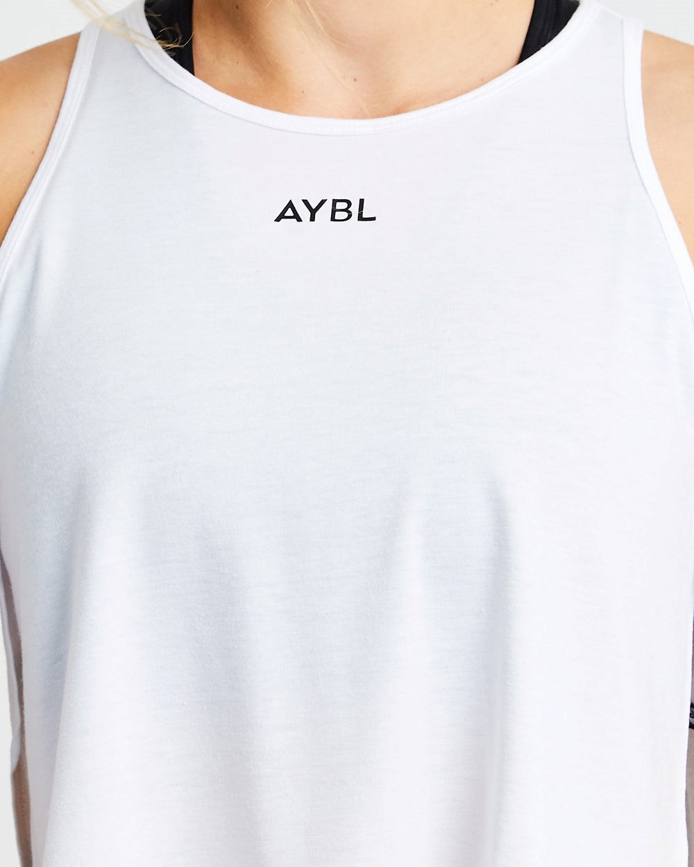 AYBL Strive Crop Vest Białe | 267385-BMU