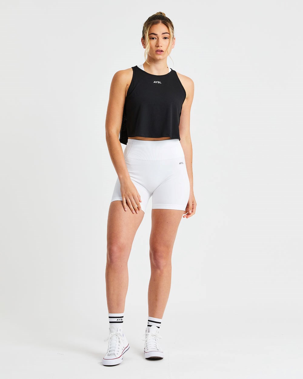 AYBL Strive Crop Vest Czarne | 814597-AKV