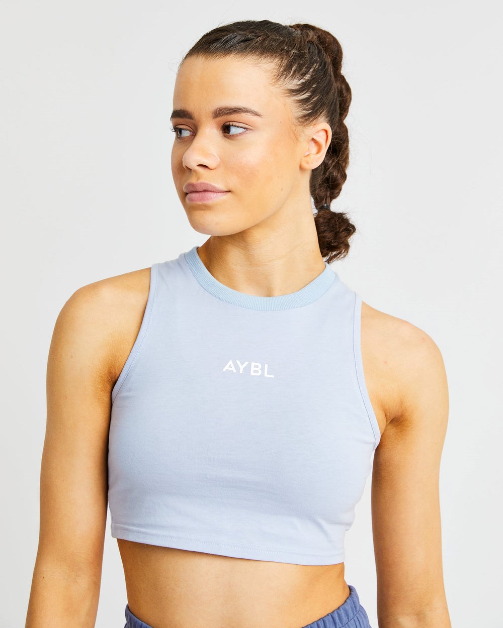 AYBL Treningowe Crop Vest Niebieskie | 678190-PYK