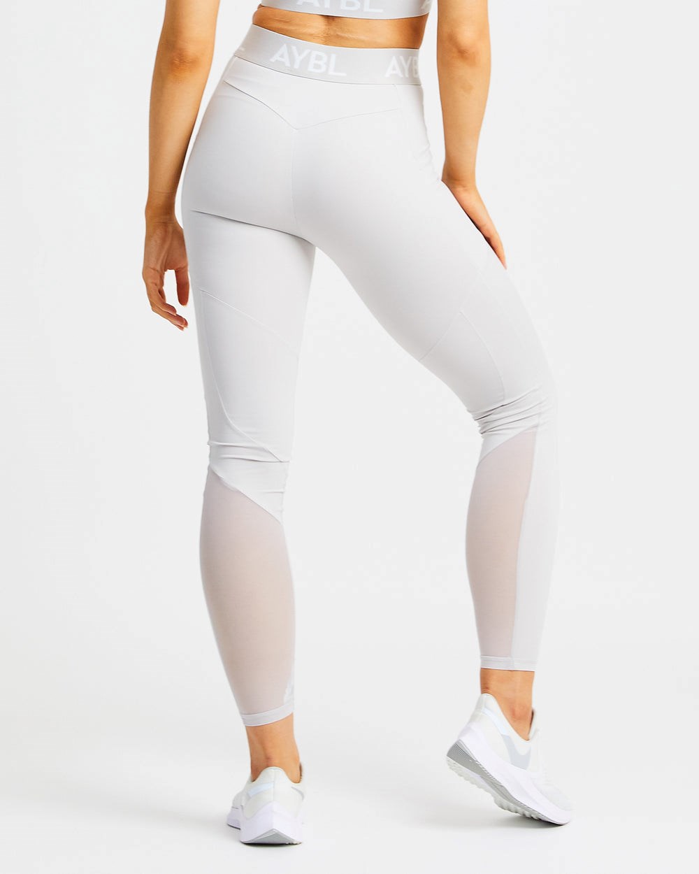 AYBL Treningowe Leggings Beżowe | 312846-KJL