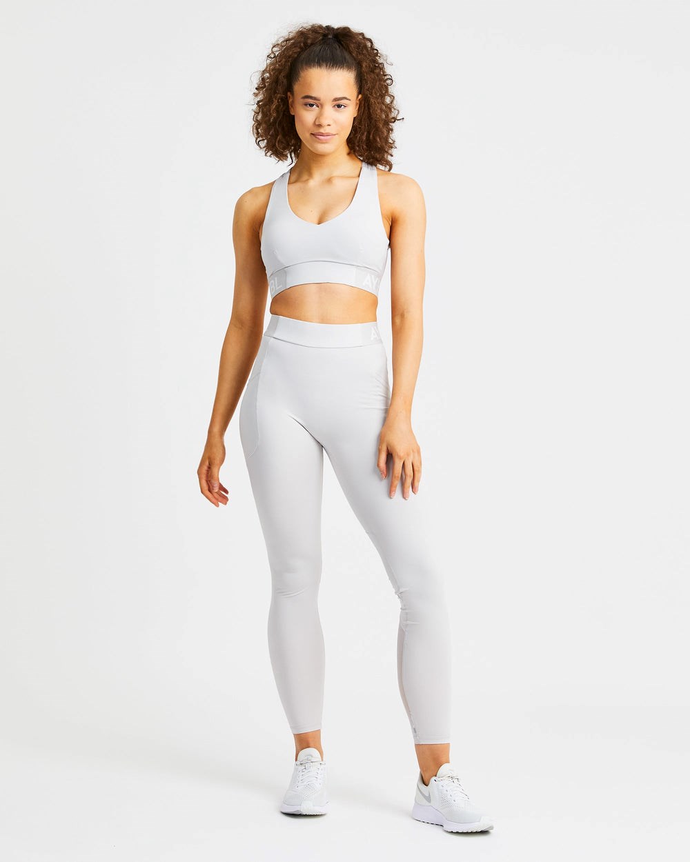 AYBL Treningowe Leggings Beżowe | 312846-KJL