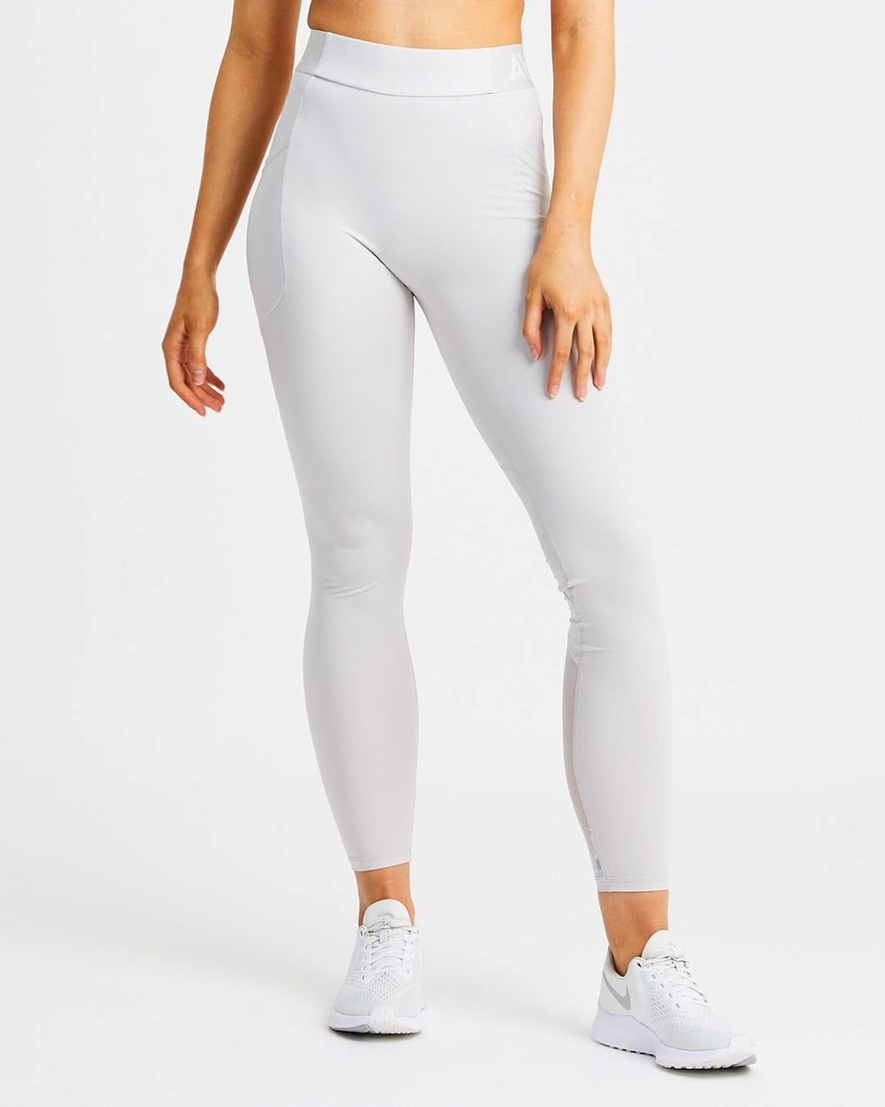 AYBL Treningowe Leggings Beżowe | 312846-KJL