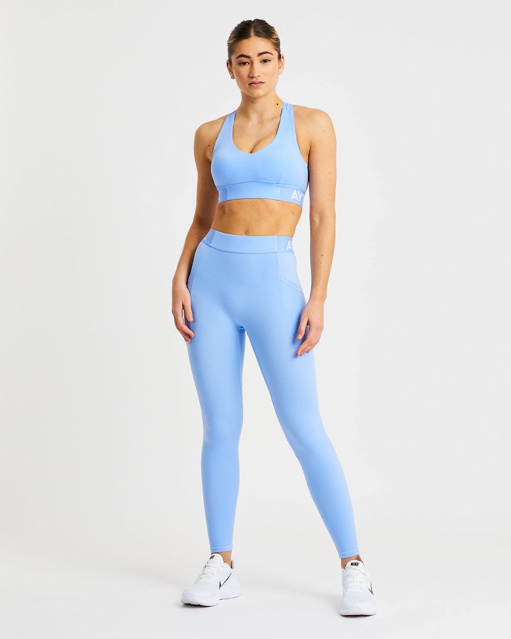 AYBL Treningowe Leggings Niebieskie | 406795-LPC