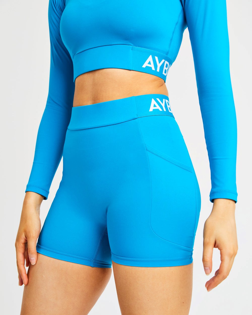 AYBL Treningowe Shorts Aqua | 507629-SEU