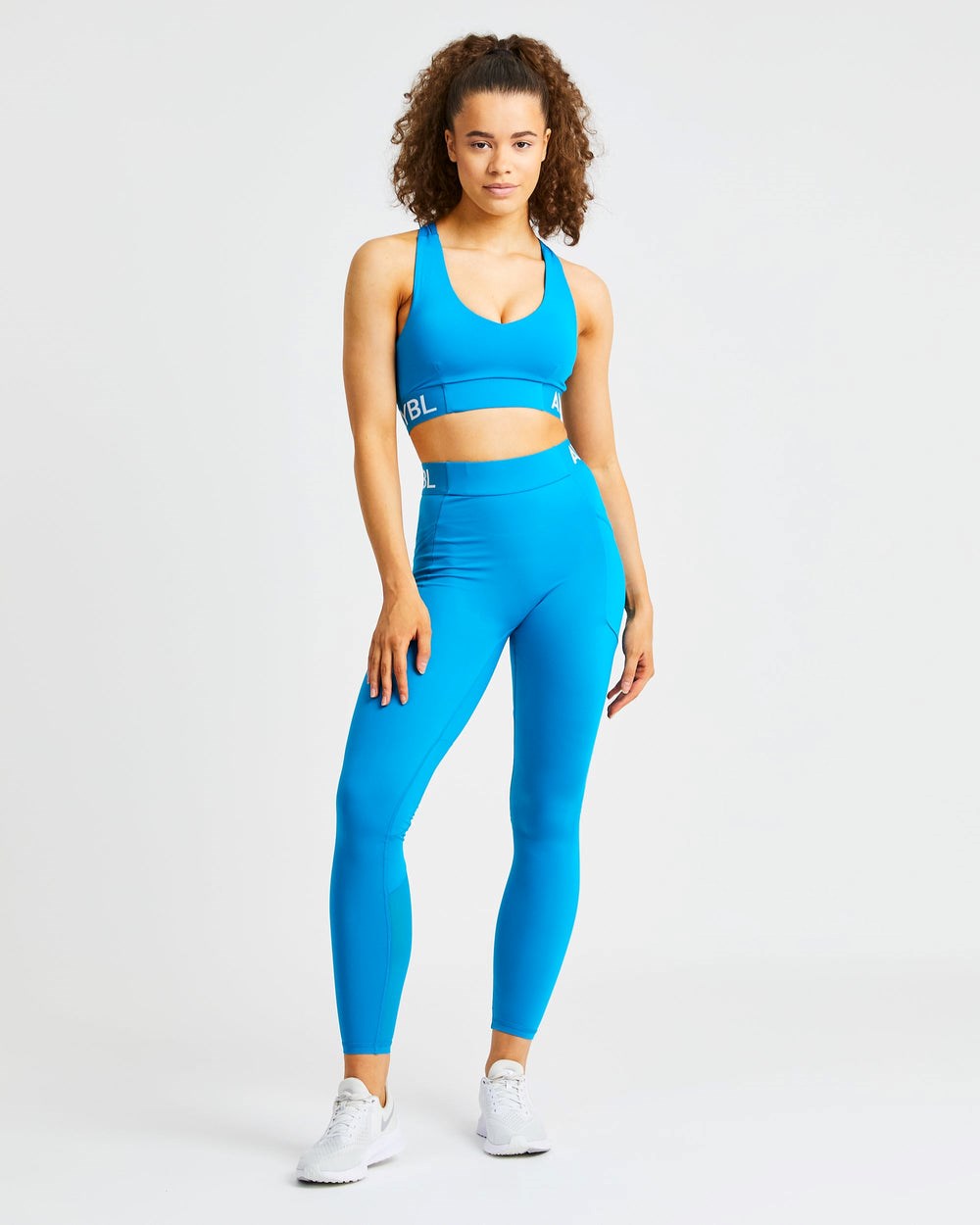 AYBL Treningowe Sports Bra Aqua | 601729-PUG