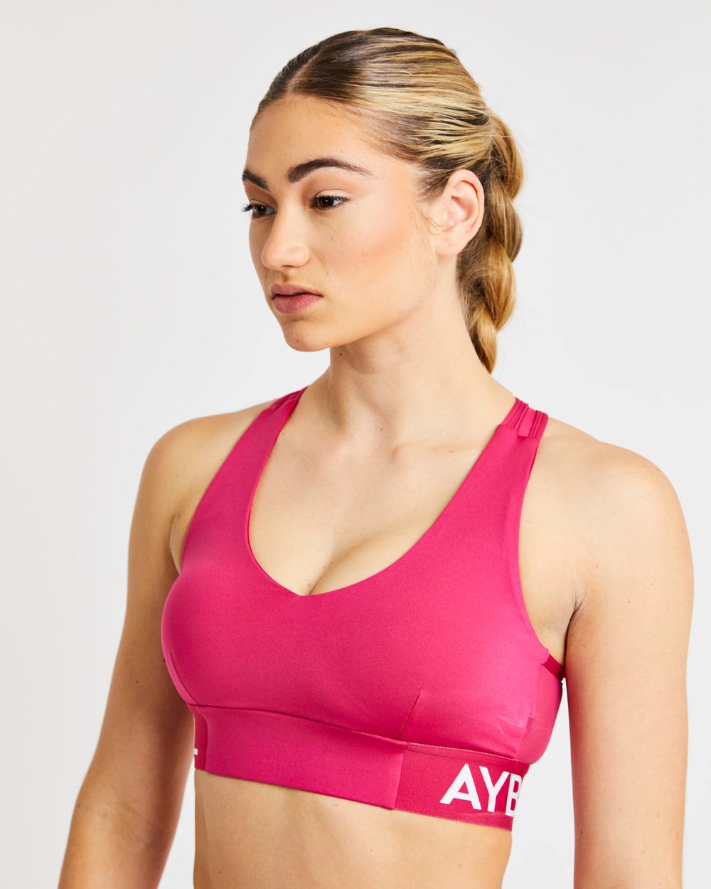 AYBL Treningowe Sports Bra Raspberry | 193047-DKE