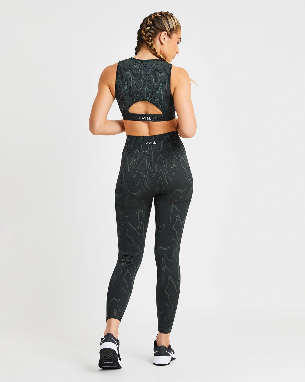 AYBL Velocity Seamless Crop Vest Czarne | 657408-CFV