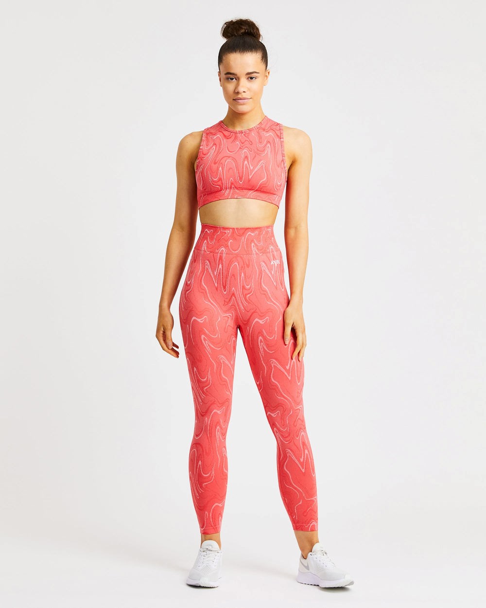 AYBL Velocity Seamless Crop Vest Koralowe | 701263-YOX