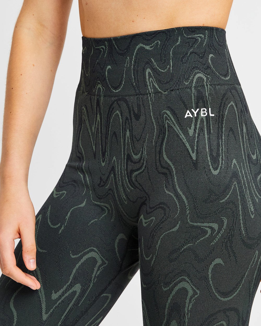 AYBL Velocity Seamless Leggings Czarne | 978143-MIS