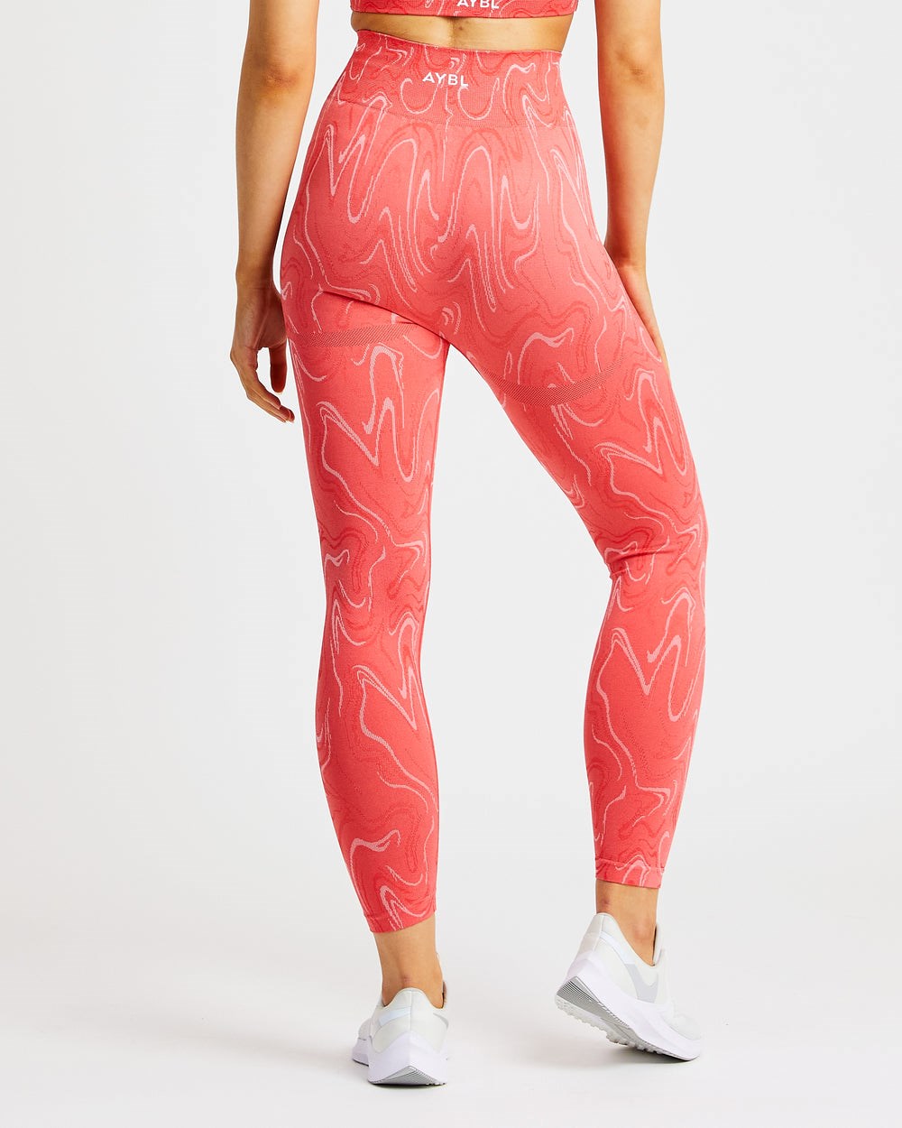 AYBL Velocity Seamless Leggings Koralowe | 209683-ESD