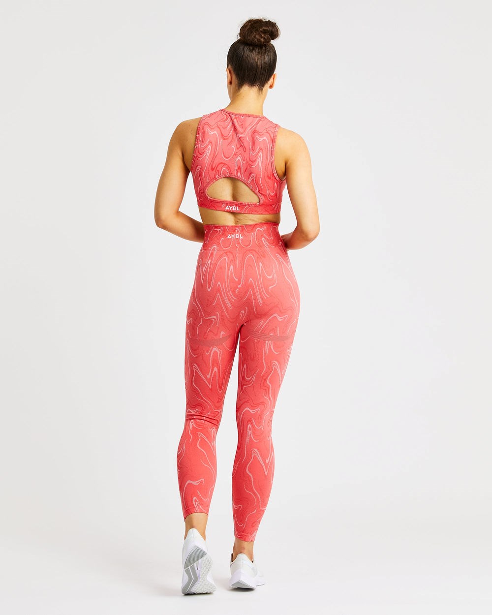 AYBL Velocity Seamless Leggings Koralowe | 209683-ESD