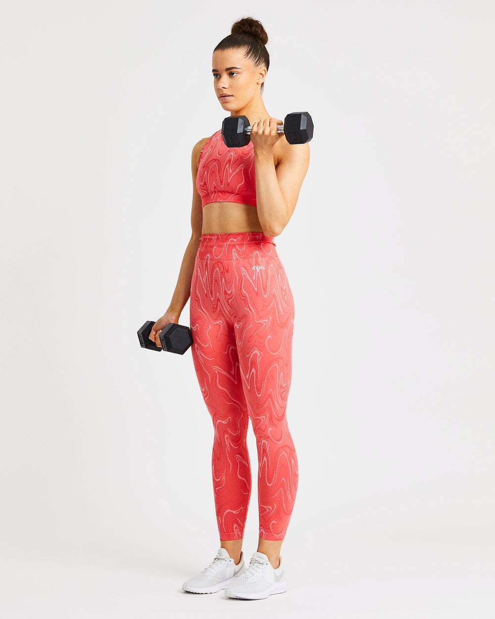 AYBL Velocity Seamless Leggings Koralowe | 209683-ESD