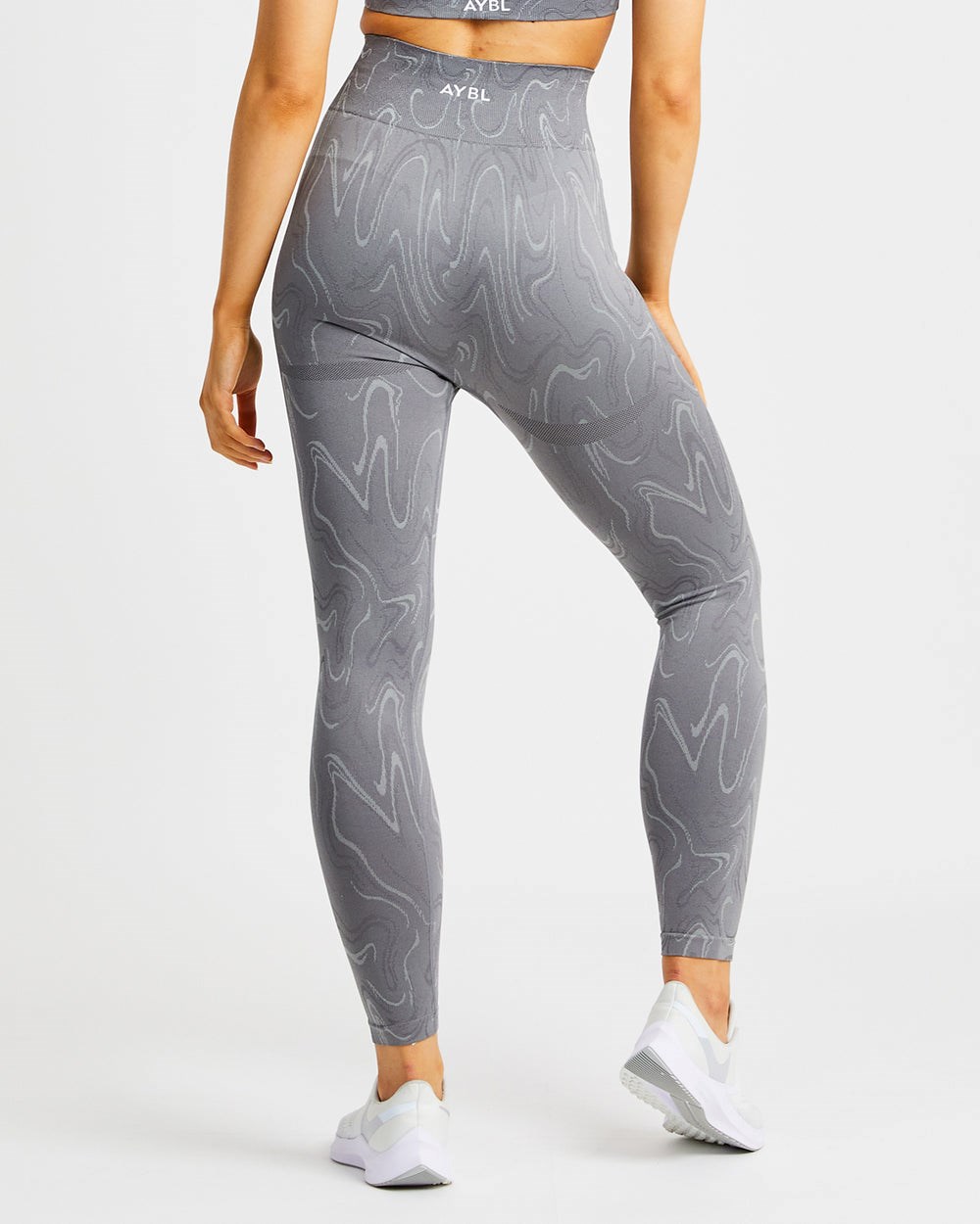 AYBL Velocity Seamless Leggings Szare | 079845-OWJ