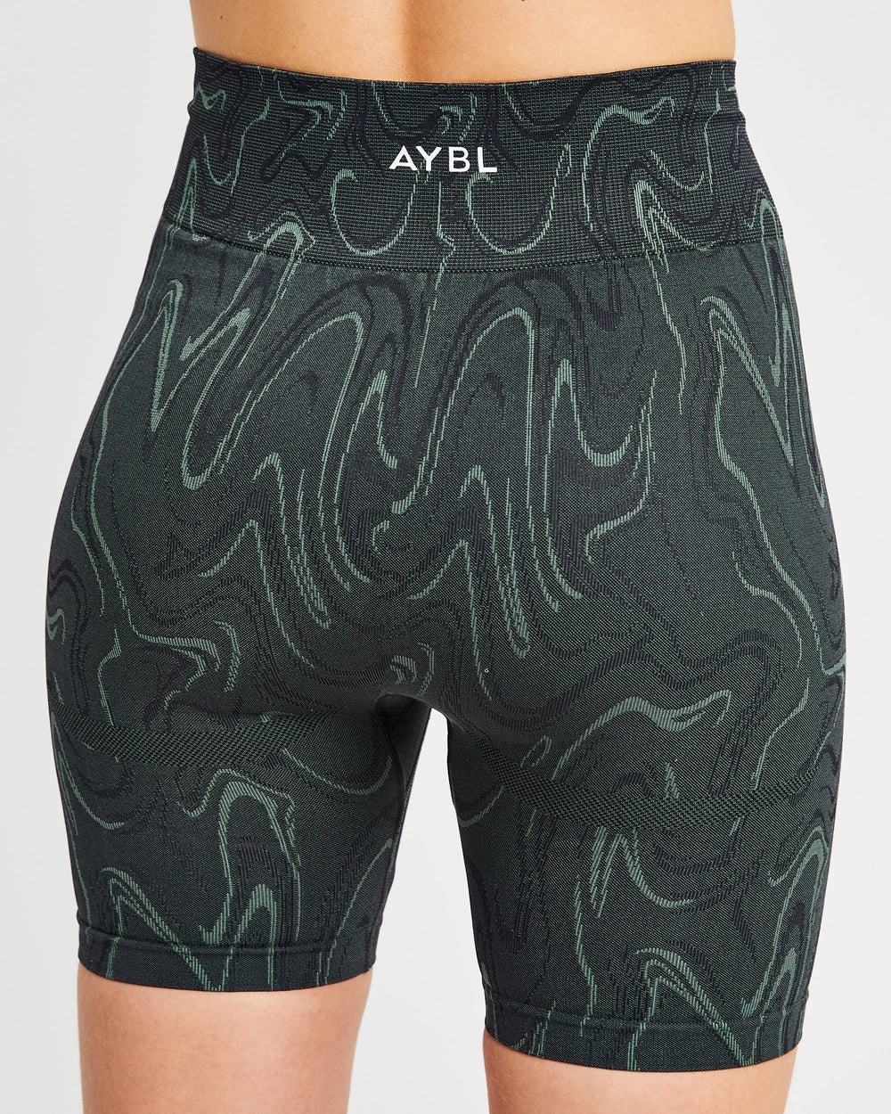 AYBL Velocity Seamless Shorts Czarne | 265873-IEO